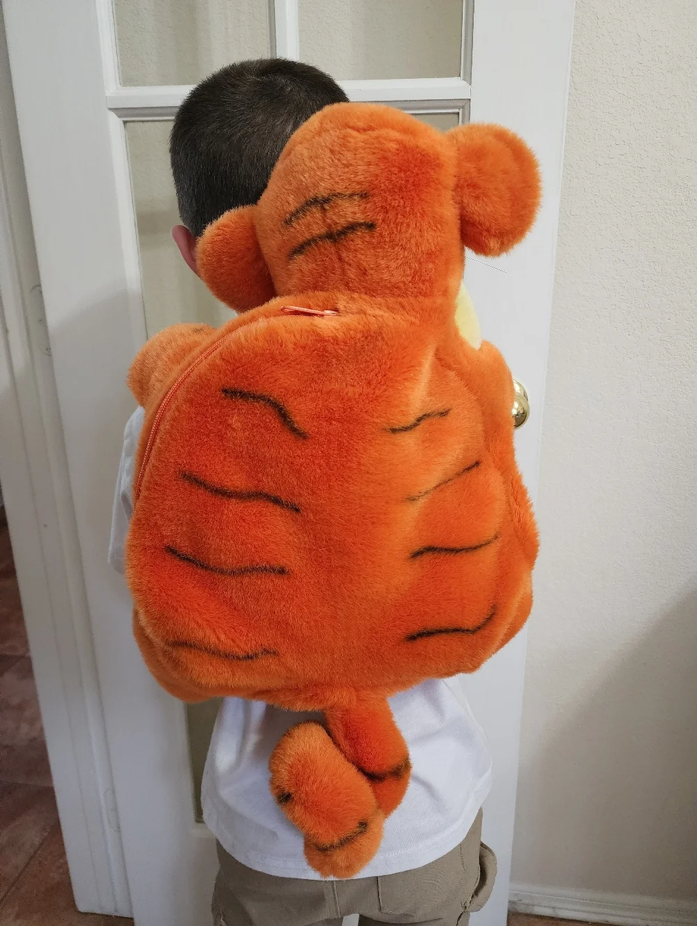 Disney Store Tigger Plush Backpack Winnie Pooh Y2K Style Full Body